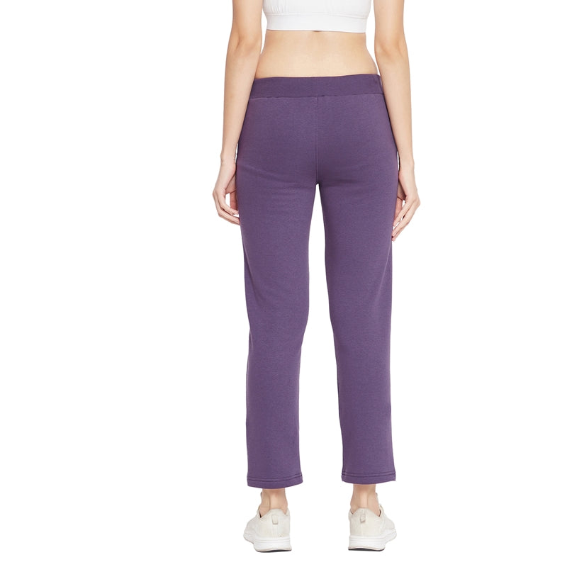 Women Track Pants Purple Color