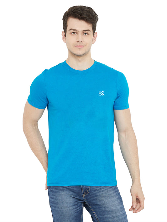 Men's 100% Cotton T-Shirt Sky Blue Color